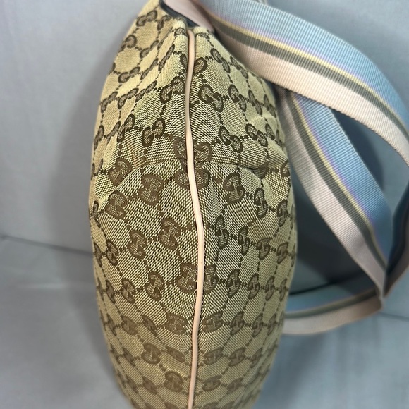 Gucci Monogram Half Moon Crossbody Bag - Picture 7 of 12